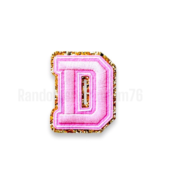 Target x Stoney Clover Lane Pink Letter “D” Sticker Patch - Picture 3 of 3